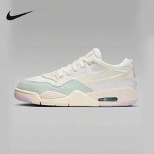 Nike Zapatillas de baloncesto versátiles para mujer, uso casual para todos los días - Blanco Verde - Ver 9