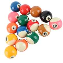 Juego completo de bolas de billar American Standard de 57,2 mm, de resina profesional, pequeñas bolas de billar. - Multicolor - Ver 2