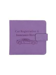 PU皮革汽车驾驶证和保险卡收纳夹 - 彩色 - 查看 10