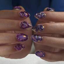 Set de 8 colores de polvo de uñas cromado holográfico, pigmento de perla aurora, calidad premium para salón de uñas y decoración, 1g por frasco - Multicolor - Ver 3