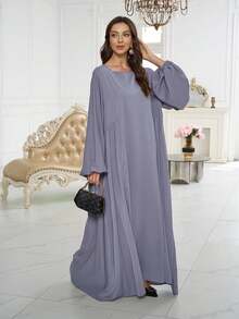 1pc Women's Breathable Soft Fabric Hijab, Suitable For Daily Wear And Prayer - Multicolor - View 5