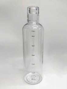 1pc/Portable Large Capacity Plastic Water Bottle, Beautiful Shaker, Travel Essentials, Glass Juice Bottle, Water Bottlepp - Multicolor - View 15