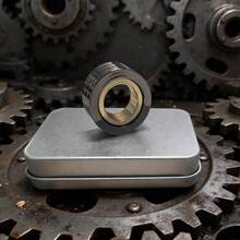 1个可拆卸不锈钢机械指关节指环，磁性噪音玩具，减压EDC - 彩色 - 查看 9