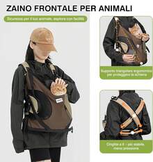 Zaino per animali domestici - Grigio Vulcano - Visualizzare 8