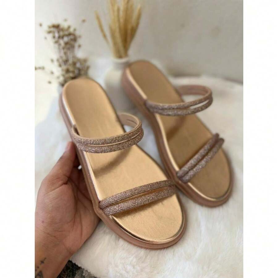Girls' Flat Sandal With Comfortable Insole - Premium Fashion - New Release - 玫瑰紅 - 查看 1
