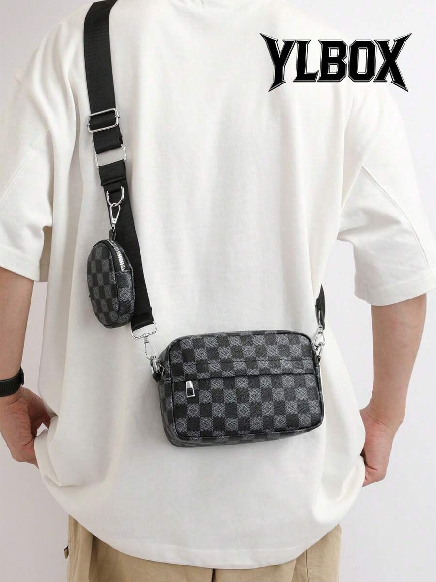 高级大容量男士背包 | 防水尼龙笔记本电脑包，带反光条、多口袋设计和行李带 | 通勤、上学、旅行和户外探险的理想之选，也可用作工作包。 - 藏蓝色 - 查看 1