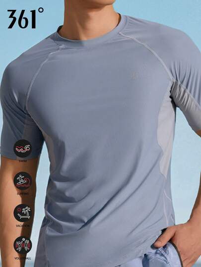 361degree Áo bơi nam tay ngắn 361°, hàng mới về mùa Xuân/Hè. Chất liệu co giãn, thoải mái và không gây khó chịu. Hình in chất lượng cao trên ngực, hình in phản quang ở hông. Kiểu dáng thể thao phù hợp cho bơi lội, lướt sóng, bóng chuyền bãi biển, thể thao ngoài trời, thể thao dưới nước, suối nước nóng, chèo thuyền vượt thác, phù hợp cho người lớn và thanh thiếu niên. Bộ sưu tập mới 2026.