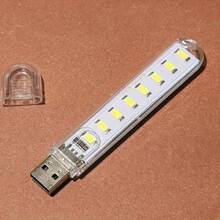 Bộ 3 đèn ngủ mini USB, đèn cắm trại USB, bóng đèn LED mini, đèn ngủ cắm điện với 3/8/24 bóng, thích hợp cho phòng tắm, phòng ngủ, đọc sách, ngủ, cắm trại. - ánh sáng trắng - Xem 6