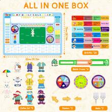 Busy Board Hang Up Educational Toy For Kids Numeracy & Literacy Development Learning Toy - Multicolor - View 6