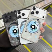 Music For  Galaxy S25 25EDGE 24 24FE 23 23FE 22 ULTRA PLUS TPU frame with   border wrapping + independent lens frame, built-in MagSafe magnetic ring   for instant adsorption - MKLCXK-Blanco-NBIQEYmúsica - Ver 1