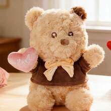 Miniso Disney Winnie The Pooh Series, No.10 Chocolate Cosplay Sitting Plush Doll, Chocolate Fragrance & Soft Plush Material, Cute Design, Ideal For Home Decor & Girl-Style Gift(1 PC) - Brown - View 5