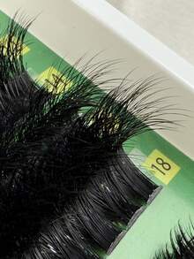 380pcs D-Curl Faux Mink Eyelash Extensions, 19 Rows, 10-20mm Pointed Lashes + 60D + 80D + 100D Anime Style Lashes, 0.07mm Reusable Lash Set For Party, Wedding, Date, Halloween And Daily Wear - D - View 7