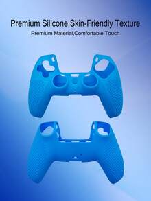 1pc PlayStation5 Controller Protective Cover, Anti-Slip Design, Anti-Sweat, Anti-Scratch, Anti-Dust, Enhances Gameplay Experience - Multicolor - View 9