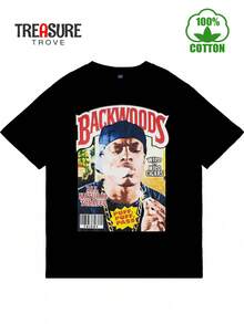 Men Outdoor Tees & Tanks - Black - View 1