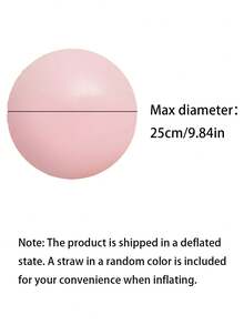 Thickened Small Pilates Ball Anti Burst And Slip Resistant Mini Yoga Ball Exercise Ball For Women Fitness Ball For Pelvic Floor Muscle Training Stability Stretching Core Strength Workout At Home Gym Office Workout Pilates Equipment Yoga Accessories - Multicolor - View 10