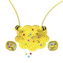 SKYQITIAN This Magnetic Bee Fishing Toy Helps Babies Develop Excellent Concentration Through Bead-Collecting Games. A Fantastic Early Education Tool, Perfect For Family And Friends Gatherings, And Ideal For Parent-Child Interaction! - Four-player Battle - View 2