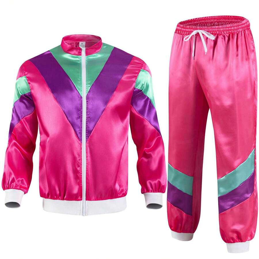 Men Cosplay Clothing - Hot Pink - View 1