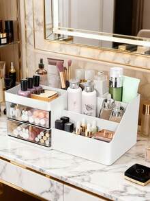 [US-Based Shipping]Large Capacity White Desktop Storage Box With Multi-Function Rabbit Design,Room,Home,Bedroom,Bathroom,House,Pink Room,Living Room Decor,Travel Stuff,Gift Bag,Gifts For Mom,Dad,Men,Friends,Teacher,Birthday,Wedding,Desk,Shelves,Accessories,Gift Boxes,Funny Gift,Storage Bag,Room Decor, Bags,Makeup Bag,Vanity,Travel,Make Up Bag,Travel Essentials,Organizer,Storage,Travel Essential,Makeup Organizer,Makeup Bags,Make Up Organizer,Organiser,Toiletry Bag,Desk Organiser,Cosmetic Bag,Makeup Pouch,Make Up Organize,Vanity Accessories,Make Up Pouch,Make Up Bags,Jewellery Box,Pouch,Makeup Brush Holder,Brush Holder,Perfume Organiser,Pouch Bag - 彩色 - 查看 3