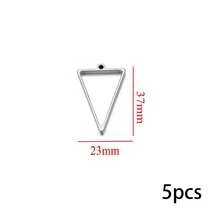 1/5件 304不锈钢PVD镀金心形方形UV树脂硅胶模具耳环底座吊坠连接器珠宝制作 - 彩色 - 查看 39