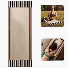 1 片 71*22 英寸瑜伽垫，多种图案可选，防滑耐用，加宽加厚，适合家庭使用、健身、瑜伽初学者训练 - 彩色 - 查看 9