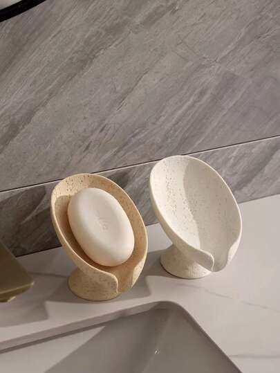 Tvålkopp med lotusblad, tvålhållare, tvålbricka, tvålställ för hemmabruk, exklusiv tvållåda