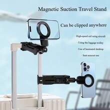 1pc Mantis Foldable Magnetic Desktop & Outdoor Phone Stand, Portable Triangular Phone Holder For Tabletop Photography Compatible With IPhone, Android Phone, Gift For Birthday, Family, Friends, For Summer Bathroom Kitchen Gifts Birthday Phone Accessories Strong Load-Bearing - Multicolor - View 12