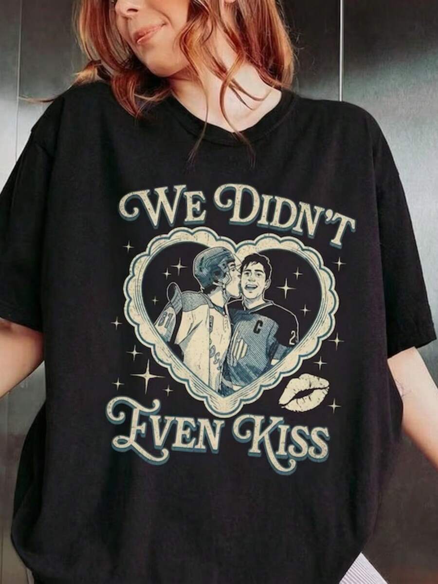 Heated Rivalry Hockey Romance Sweatshirt, Hollanov Couple Tee Shirt, Connor And Ilya Shirt,  Hockey Romance Fan Gift - 黑色 - 查看 1