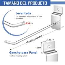 Garage Storage Hooks - Silver - View 4