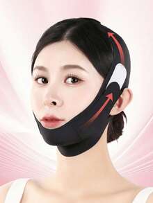 V-Shape Face Bandage, V-Shape Face Mask, Sleep Chin Strap, Reusable Face Lifting Strap, V-Shape Sun Visor, Mother's Day Facial Care Gift, Perfect Mother's Day Gift - Multicolor - View 2