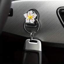 2 piezas/1 pieza Gancho de flor de cerezo para coche Gancho adhesivo multifuncional mini para respaldo de asiento de coche - flores de cerezo - Ver 6