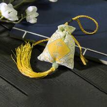 5pcs Handmade Embroidered Fragrance Sachet Bags, Carry Good Luck DIY Sachet Pendant Craft Kit - Multicolor - View 6