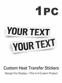 Stiker Transfer Panas DTF Kustom, Film Transfer Setrika untuk Foto/Logo/Teks yang Dipersonalisasi, Stiker Pakaian DIY, Cocok untuk Kaos, Sweatshirt, Tas Kanvas, dan Bantal, Desain Press Panas, Dekorasi Pakaian Kustom, Transfer Gaya Vinyl - MultiWarna - View 13