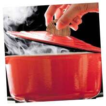 OISE ART STORE Pomello Manopola Ricambio Per Coperchio Resistente Al Calore ø7cm Effetto Legno 607416 - - Multicolore - Visualizzare 4