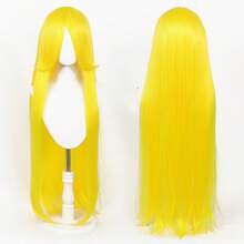 Karida 60cm/24inch Extra Long Straight Synthetic Hair Wig With Bangs, Colorful, Suitable For Daily Use, Cosplay, Halloween, Christmas, St. Patrick's Day And Other Costume Parties - Multicolor - View 130