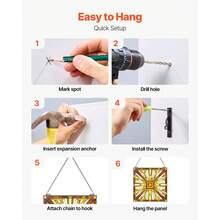 Pannelli in vetro colorato - 501 x 527 mm - Visualizzare 6