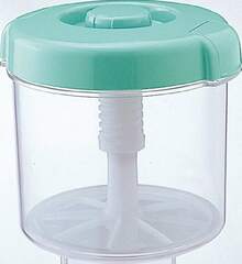 リス 即席漬物容器 丸型 グリーン 4L ハイペット レシピ付き 日本製 R- 40 - スタイル - チェックする 5