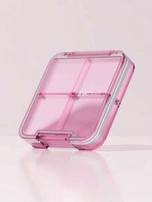 1pc Portable Pill Organizer Box, 4/7 Compartments Moisture-Proof Travel Medicine Storage Box, Can Hold Medications, Vitamins, Supplements, Jewelry, Large Capacity Design, Easy To Carry In Handbag, Suitable For Home And Daily Use - Multicolor - View 12