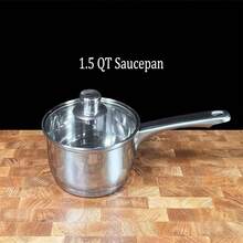 Cookware 7-Piece Stainless Steel Cookware Set, Includes Pots And Pans - Bạc - Xem 4