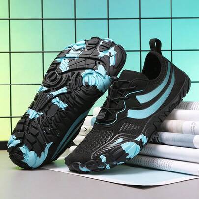 Summer Men's Barefoot Five-Toe Water Shoes - Unisex Design Suitable For Beach, Resort, Party, Camping, Surfing, Swimming, Indoor Fitness, Yoga, Skipping, Lightweight Quick-Dry Beach & Stream Shoes