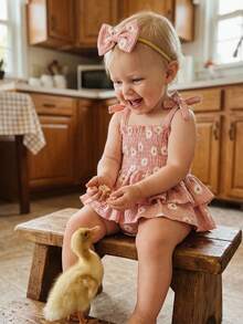 Baby Girls Dresses - Pink - View 8