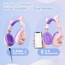 Wireless Earbuds - Purple Rose - View 2