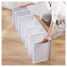 OISE ART STORE Scarpiera Pieghevole Scarpe Richiudibile 6 Contenitori Salvaspazio 105x25.5x34.5cm - - Multicolore - Visualizzare 6