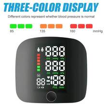 OISE ART STORE Misuratore Di Pressione Sanguigna Da Polso Con Schermo Monitor Lcd Automatico Regolabile - - Multicolore - Visualizzare 4