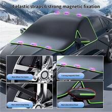 冬季汽车挡风玻璃雪罩，加厚加长防霜雪遮阳挡风玻璃遮阳板 - 雪擋布 - 查看 3