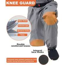 Umbrauto Chest Waders – Waterproof 2-Ply Nylon/PVC Camo Hunting Fishing Waders Men And Women With Boots - Grey - View 6