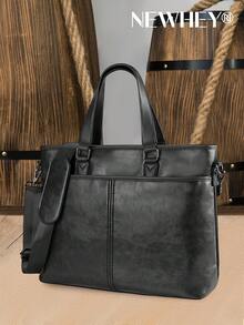 NEWHEY 男士商务公文包，防水大容量背包，适合工作通勤、求职和商务旅行 - 彩色 - 查看 10