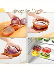 Bộ hộp giữ tươi tái sử dụng, có thể giặt sạch, dùng để bảo quản trái cây và rau củ, hộp đựng thực phẩm đa năng, hộp đựng đồ trong tủ lạnh dành cho nam và nữ, phụ kiện nhà bếp, phụ kiện gia đình, phụ kiện tủ lạnh - Nhiều màu - Xem 5