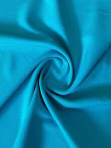 Heavyweight Viscose Twill Fabric | Thick Viscose Twill - 綠松石藍 69 - 查看 2