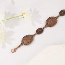 Vintage Engraved Copper-Tone Waist Chain - Instantly Enhances Waistline! - Bronze - View 2