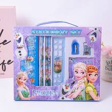 8pcs Stitch Themed Stationery Set, Includes Eraser, Pencil Sharpener, High-Quality Writing Tools, Notebook, Bookmark And Accessories. Paper Material, Suitable For Study, Graduation, Diary, Birthday, Party Gifts, Etc. - Sets - View 6